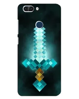 Чохол для ZTE Blade V9 з картинкою «Алмазний меч неон» Чохол для ZTE Blade V9 з картинкою «Алмазний меч неон»