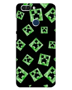 Чохол для ZTE Blade V9 з картинкою «Паттерн з кріперами» Чохол для ZTE Blade V9 з картинкою «Паттерн з кріперами»