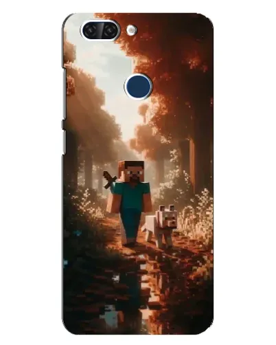 Чехол для ZTE Blade V9 с картинкой «Стив в лесу» Чехол для ZTE Blade V9 с картинкой «Стив в лесу»