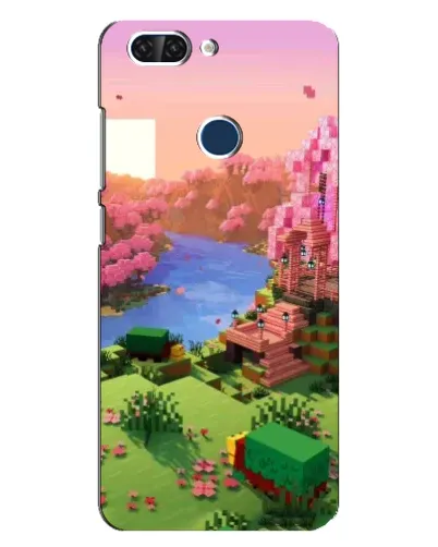 Чехол для ZTE Blade V9 с картинкой «Розовое дерево Minecraft» Чехол для ZTE Blade V9 с картинкой «Розовое дерево Minecraft»