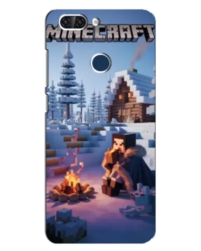 Чехол для ZTE Blade V9 с картинкой «Зимний Minecraft» Чехол для ZTE Blade V9 с картинкой «Зимний Minecraft»