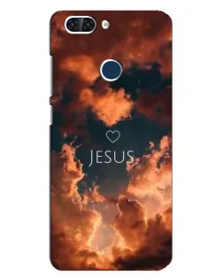 Чехол для ZTE Blade V9 с картинкой «Сияние Имени Jesus»