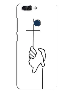 Чехол для ZTE Blade V9 с картинкой «Рука держит»