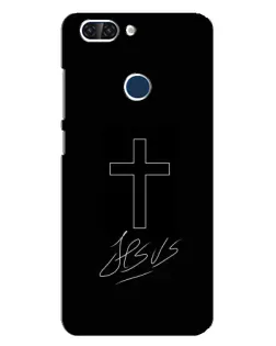 Чехол для ZTE Blade V9 с картинкой «Графический крест Jesus» Чехол для ZTE Blade V9 с картинкой «Графический крест Jesus»