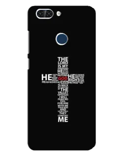Чехол для ZTE Blade V9 с картинкой «Текстовый крест» Чехол для ZTE Blade V9 с картинкой «Текстовый крест»