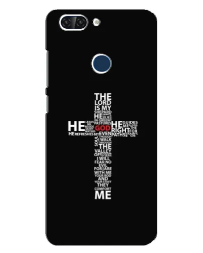 Чехол для ZTE Blade V9 с картинкой «Текстовый крест» Чехол для ZTE Blade V9 с картинкой «Текстовый крест»