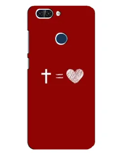 Чехол для ZTE Blade V9 с картинкой «Уравнение любви» Чехол для ZTE Blade V9 с картинкой «Уравнение любви»