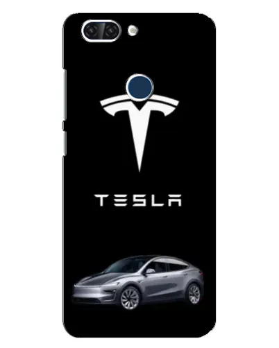 Чехол для ZTE Blade V9 с картинкой «Tesla Model Y»