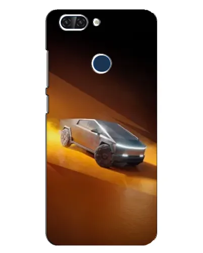 Чехол для ZTE Blade V9 с картинкой «Cybertruck в пустыне»