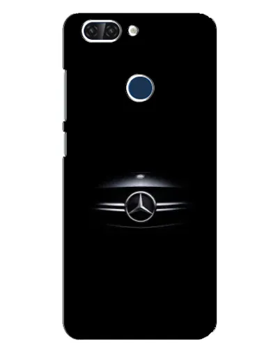 Чехол для ZTE Blade V9 с картинкой «Mercedes — абстрактные линии»