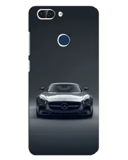 Чехол для ZTE Blade V9 с картинкой «Mercedes на черном»