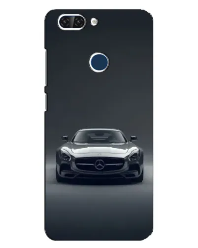 Чехол для ZTE Blade V9 с картинкой «Mercedes на черном»