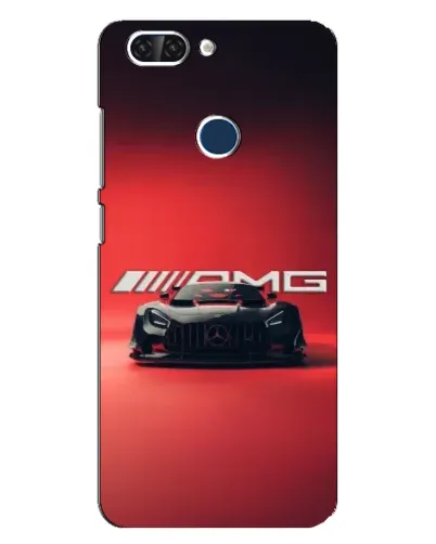 Чехол для ZTE Blade V9 с картинкой «Mercedes AMG — красная линия»
