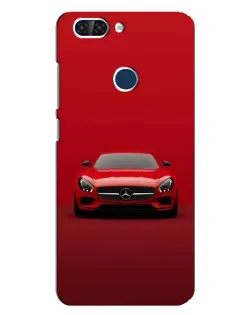 Чехол для ZTE Blade V9 с картинкой «Красный Mercedes AMG»