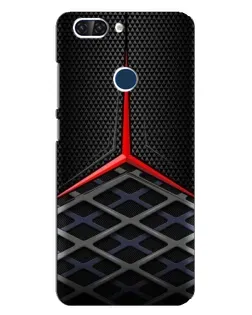 Чехол для ZTE Blade V9 с картинкой «Mercedes Carbon Grid»