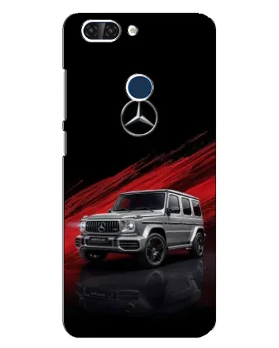 Чехол для ZTE Blade V9 с картинкой «Mercedes G-Class красный»