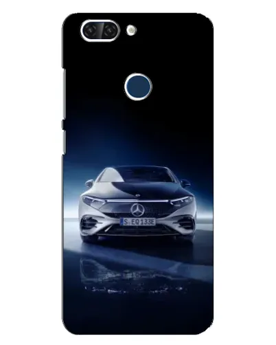 Чехол для ZTE Blade V9 с картинкой «Ночной Mercedes EQ»