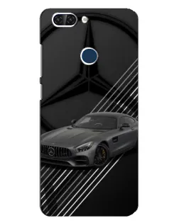 Чехол для ZTE Blade V9 с картинкой «Mercedes AMG — графика»