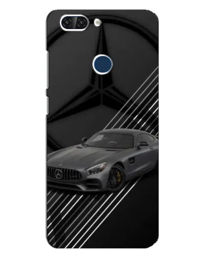 Чехол для ZTE Blade V9 с картинкой «Mercedes AMG — графика»