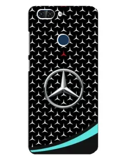 Чехол для ZTE Blade V9 с картинкой «Mercedes — бирюзовый акцент»