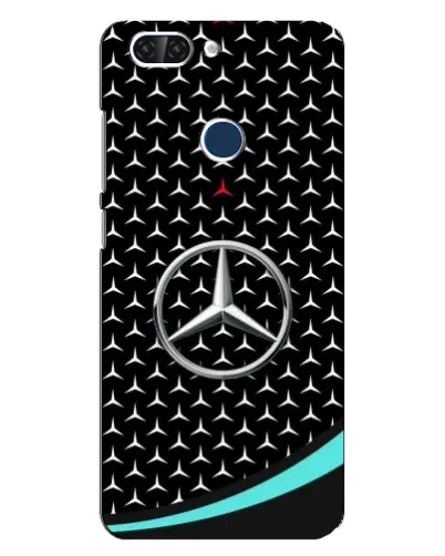 Чехол для ZTE Blade V9 с картинкой «Mercedes — бирюзовый акцент»