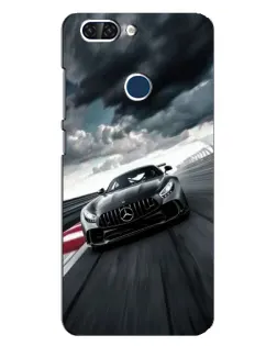 Чехол для ZTE Blade V9 с картинкой «Гоночный Mercedes AMG»