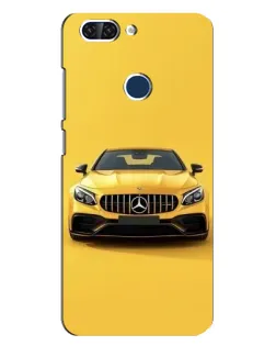 Чехол для ZTE Blade V9 с картинкой «Желтый Mercedes GT»