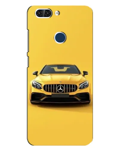 Чехол для ZTE Blade V9 с картинкой «Желтый Mercedes GT»