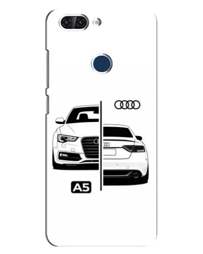 Чехол для ZTE Blade V9 с картинкой «Audi — контрастный дизайн» Чехол для ZTE Blade V9 с картинкой «Audi — контрастный дизайн»