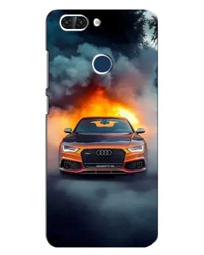 Чехол для ZTE Blade V9 с картинкой «Audi в огненном дыму» Чехол для ZTE Blade V9 с картинкой «Audi в огненном дыму»