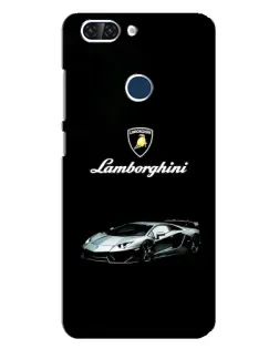 Чехол для ZTE Blade V9 с картинкой «Логотип Lamborghini классика»