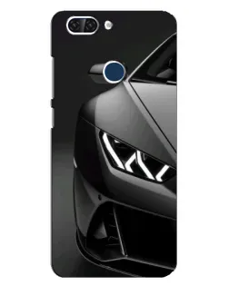 Чехол для ZTE Blade V9 с картинкой «Lamborghini фары детализация»