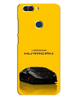 Чехол для ZTE Blade V9 с картинкой «Lamborghini Huracan черный»