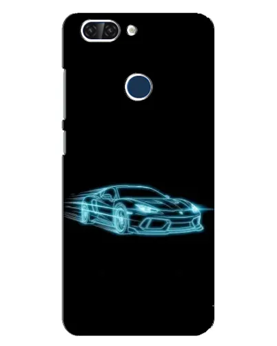 Чехол для ZTE Blade V9 с картинкой «Неоновый контур Lamborghini» Чехол для ZTE Blade V9 с картинкой «Неоновый контур Lamborghini»