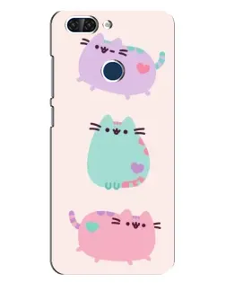 Чохол для ZTE Blade V9 з картинкою «Pusheen тріо» Чохол для ZTE Blade V9 з картинкою «Pusheen тріо»