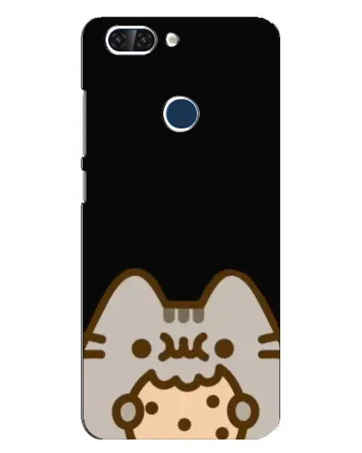 Чехол для ZTE Blade V9 с картинкой «Пушин на черном»