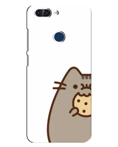 Чехол для ZTE Blade V9 с картинкой «Пушин с печеньем»