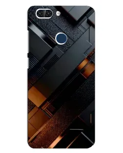 Чехол для ZTE Blade V9 с картинкой «Черные геометрические блоки» Чехол для ZTE Blade V9 с картинкой «Черные геометрические блоки»