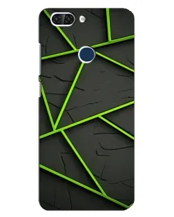 Чехол для ZTE Blade V9 с картинкой «Зеленые геометрические линии» Чехол для ZTE Blade V9 с картинкой «Зеленые геометрические линии»