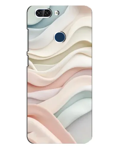 Чехол для ZTE Blade V9 с картинкой «Пастельные нежные волны»