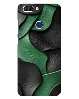 Чехол для ZTE Blade V9 с картинкой «Зеленые кожаные волны» Чехол для ZTE Blade V9 с картинкой «Зеленые кожаные волны»