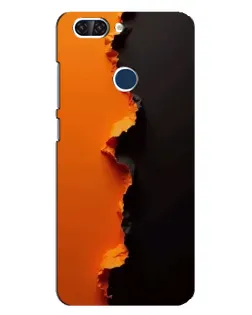 Чехол для ZTE Blade V9 с картинкой «Оранжевый разлом» Чехол для ZTE Blade V9 с картинкой «Оранжевый разлом»