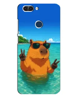 Чохол для ZTE Blade V9 з картинкою «Морська капібара»