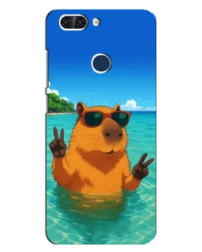 Чехол для ZTE Blade V9 с картинкой «Морская капибара» Чехол для ZTE Blade V9 с картинкой «Морская капибара»