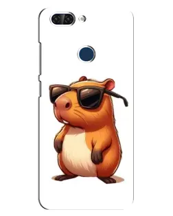 Чохол для ZTE Blade V9 з картинкою «Капібара в окулярах»