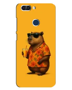 Чохол для ZTE Blade V9 з картинкою «Капібара на відпочинку»