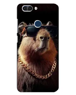 Чохол для ZTE Blade V9 з картинкою «Капібара золотий ланцюг»