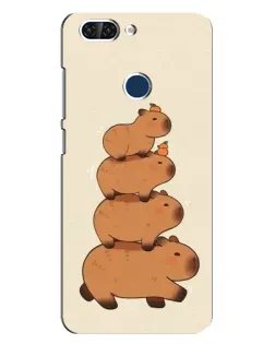 Чохол для ZTE Blade V9 з картинкою «Вежа з капібар»