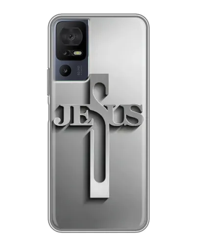 Чехол для ZTE Nubia A75 с картинкой «Металлический крест Jesus» Чехол для ZTE Nubia A75 с картинкой «Металлический крест Jesus»