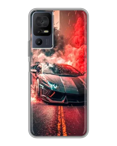 Чехол для ZTE Nubia A75 с картинкой «Lamborghini красный дым» Чехол для ZTE Nubia A75 с картинкой «Lamborghini красный дым»